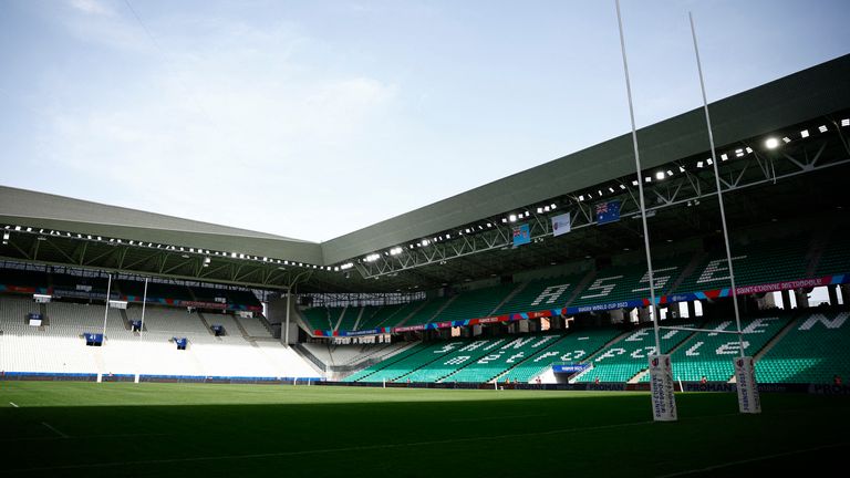 The Geoffroy-Guichard stadium in Saint-Etienne. Pic: Reuters