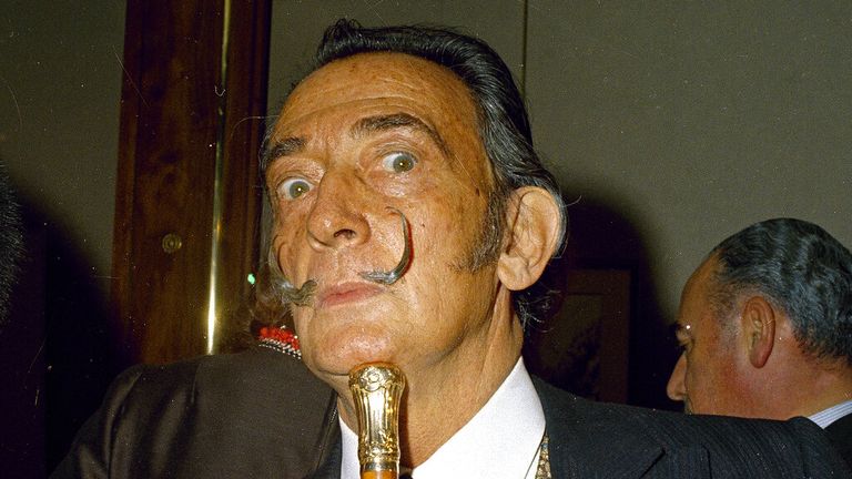 Artist Salvador Dali in 1968. Pic: AP