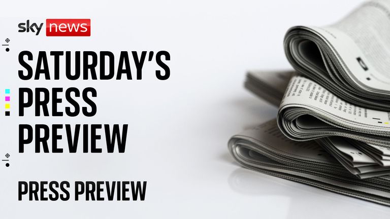 Saturday's Press Preview 