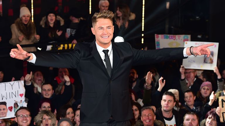 Scotty T wins Celebrity Big Brother, at the Elstree Studios, London. PRESS ASSOCIATION Photo. Picture date: Friday February 5, 2016. Photo credit should read: Ian West/PA Wire