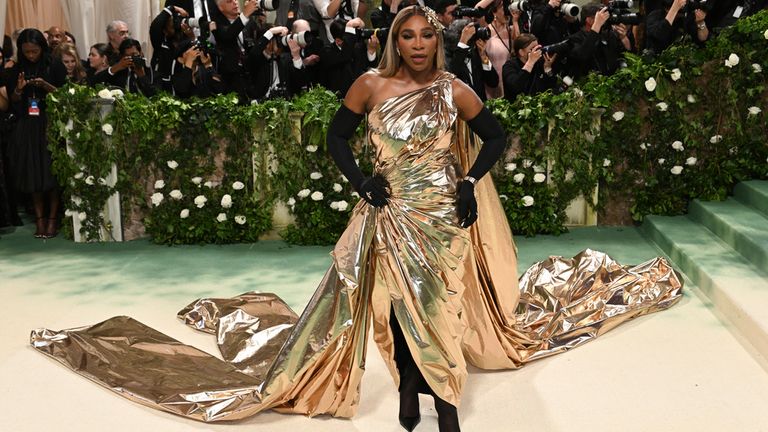 Photo by: DPRF/STAR MAX/IPx 2024 Serena Williams at the 2024 Costume Institute Benefit Gala celebrating "Sleeping Beauties: Reawakening Fashion," held on May 6, 2024 at The Metropolitan Museum of Art in New York City.