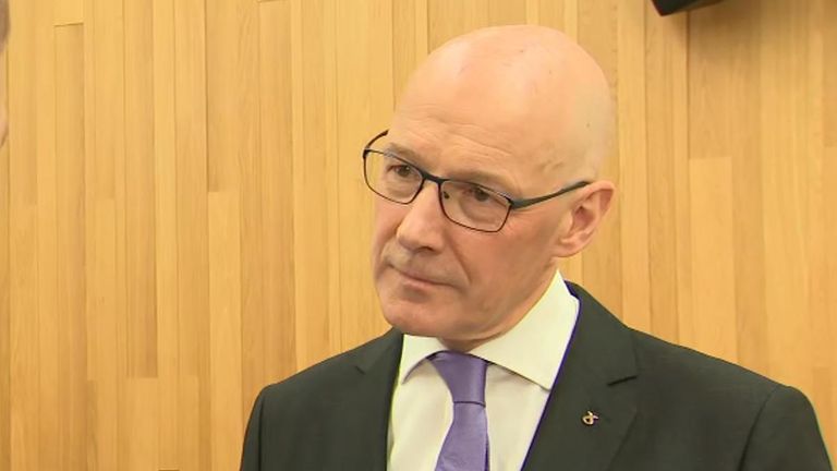 Swinney is presumed to win the party leadership contest after his would-be rival for the post Kate Forbes removed herself from contention.