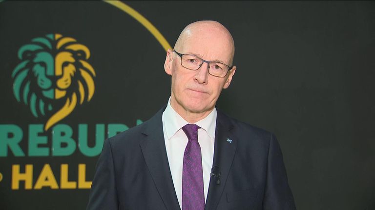 John Swinney talks about the sudden announcement of the general election