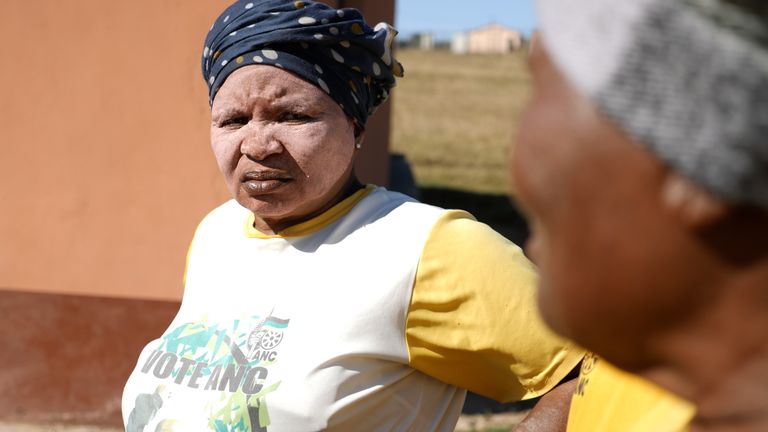 Older ladies in Qunu support the ANC but feel they need more from the governing party