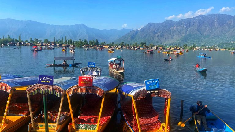 Dal Lake in Srinagar