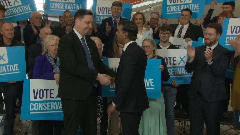 Sunak visits Teesside after Tory victory