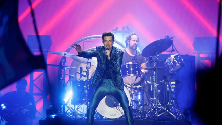 Brandon Flowers said he almost doesn&#39;t feel part of the song anymore such is its success. Pic: Reuters