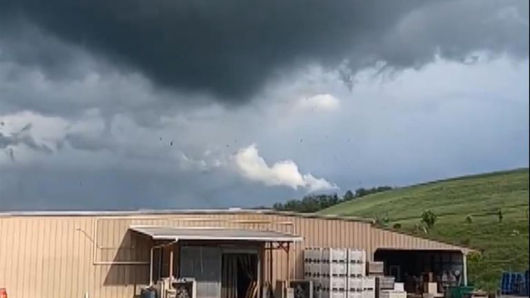 Tornado Touches Down Near Pittsburgh

