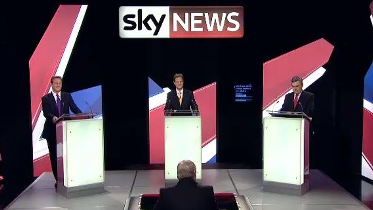 Sky News election debate in 2010