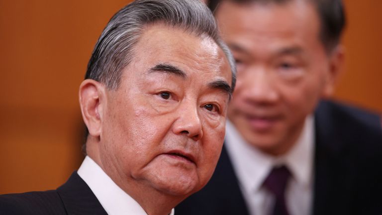 Chinese foreign minister Wang Yi says Taiwan&#39;s leaders are trying to change the status quo. Pic: Reuters