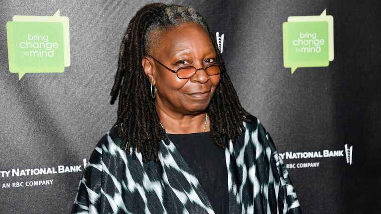 Whoopi Goldberg attends Bring Change to Mind charity event "Delights and Revelations 11," in support of teen mental health, at City Winery, on Monday, October 9, 2023, in New York.  (Photo by Evan Agostini/Invision/AP)