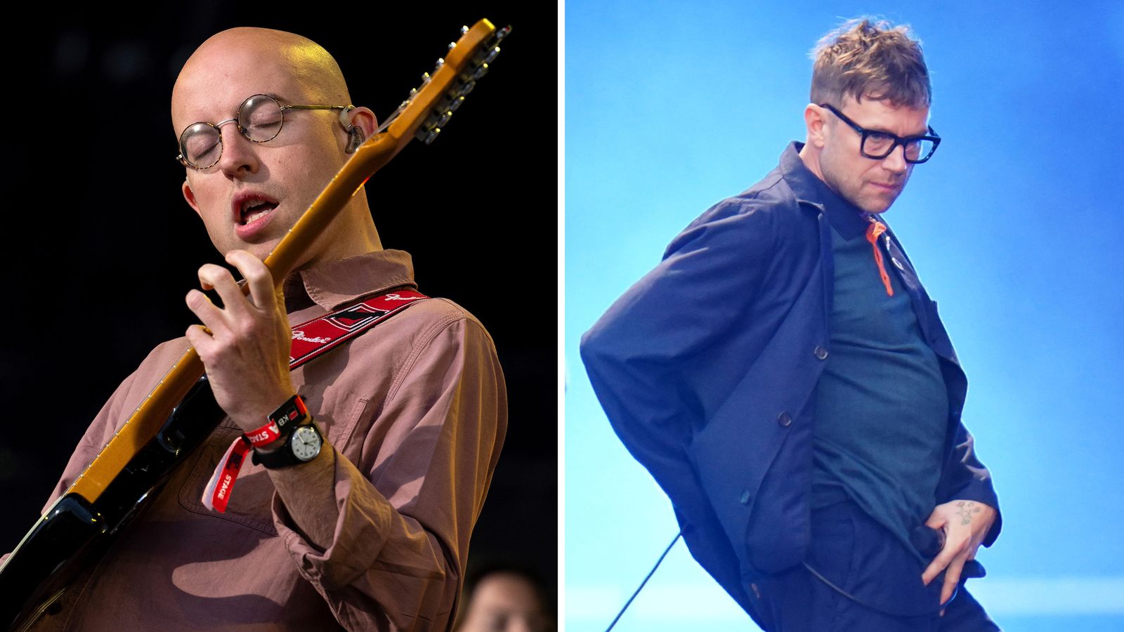 Damon Albarn makes surprise Glastonbury appearance with Bombay Bicycle Club
