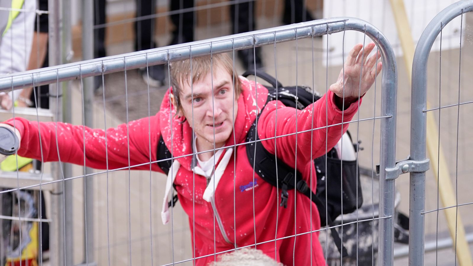 Nigel Farage: Man arrested after objects thrown at Reform leader during ...