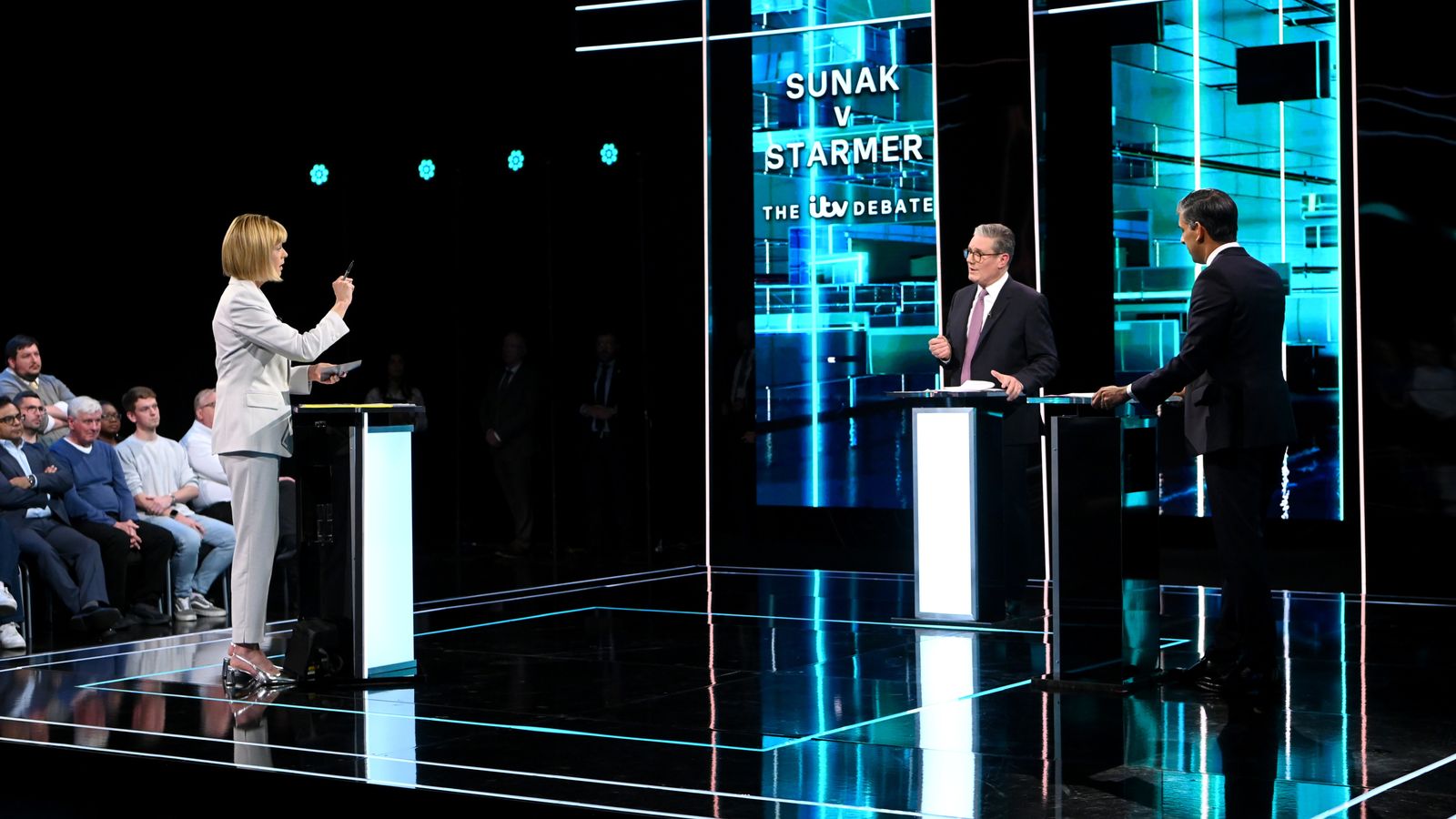 Общи избори 2024 г.: Ключови моменти от първия телевизионен дебат между Риши Сунак и сър Кийр Стармър
