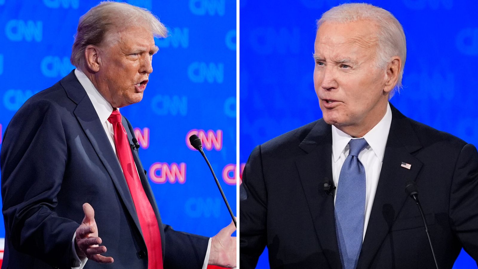 Aux commandes, Trump et Biden trébuchant s’affrontent lors du premier débat présidentiel |  Actualités américaines