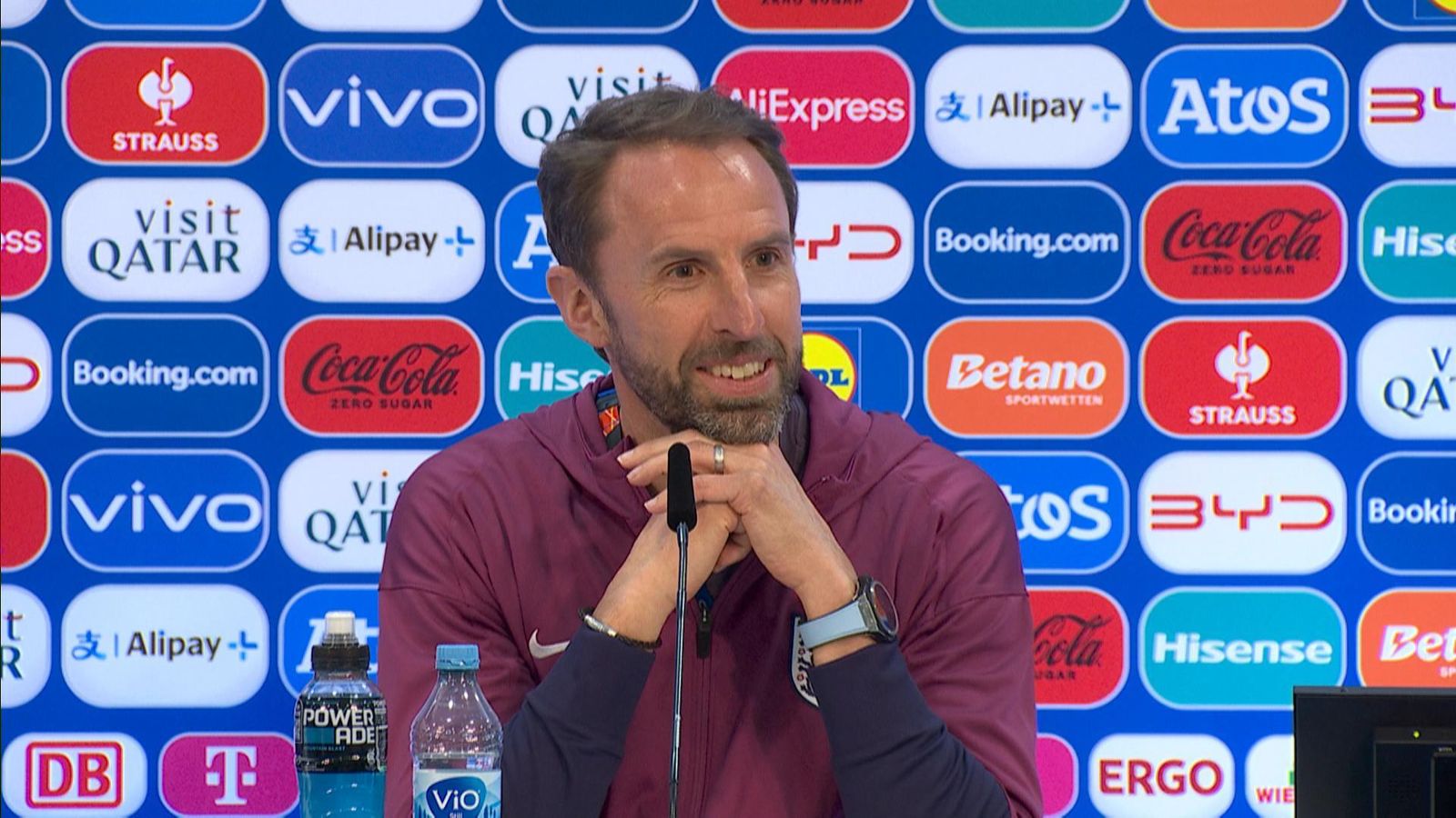 England v Serbia: Gareth Southgate tells fans he 'expects everybody to enjoy the football' when asked about match security risk