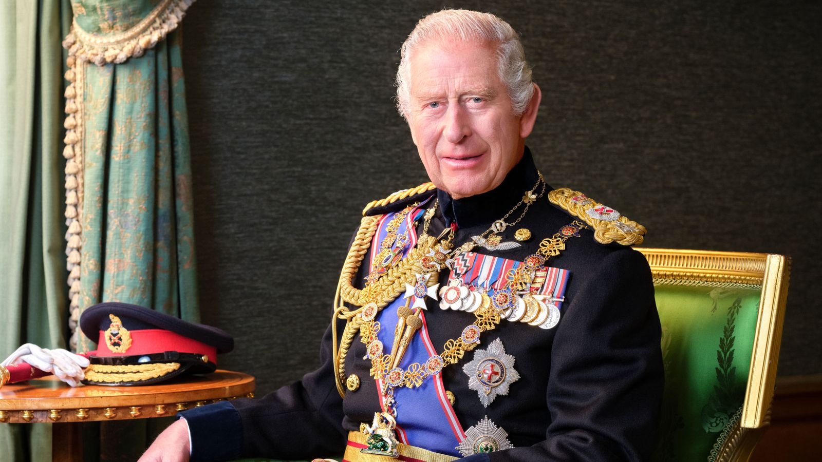 New portrait of King released as Queen Camilla issues rare statement in support of armed forces