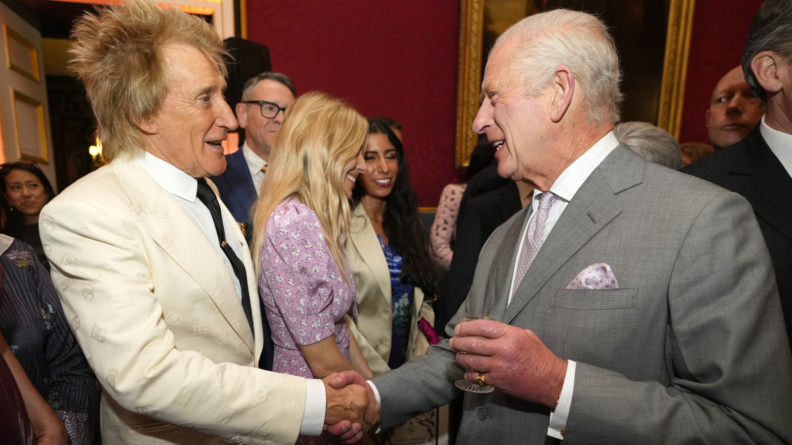 Sir Rod Stewart makes David Beckham joke at King's Foundation awards - as celebrities support royal initiative