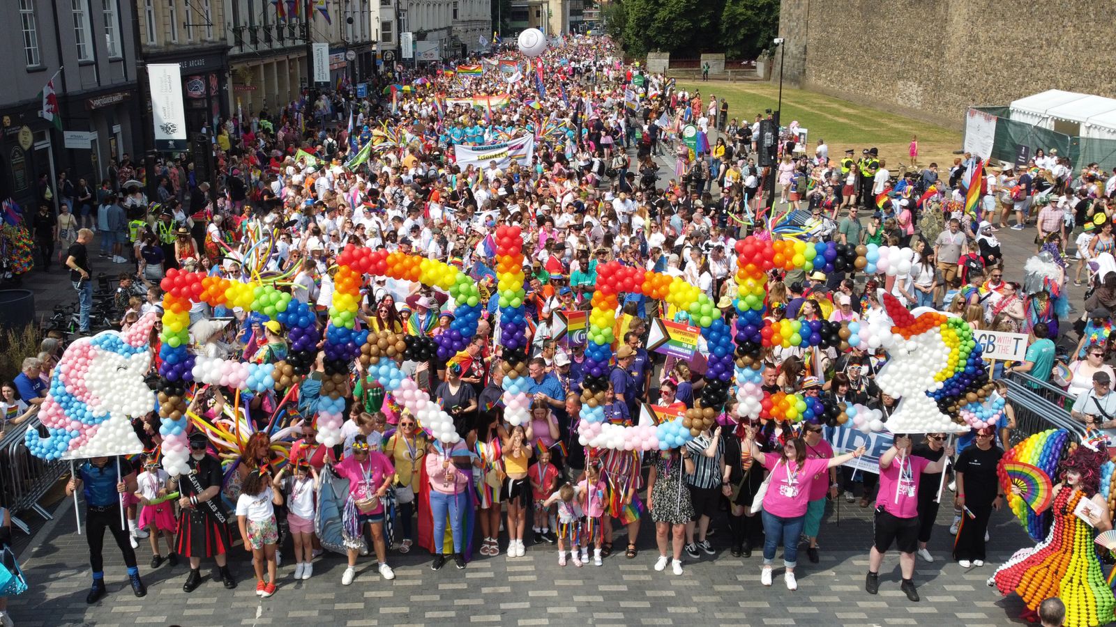 Pride Cymru: 'A way to go' to achieve LGBTQ+ equality in Wales as event celebrates 25 years