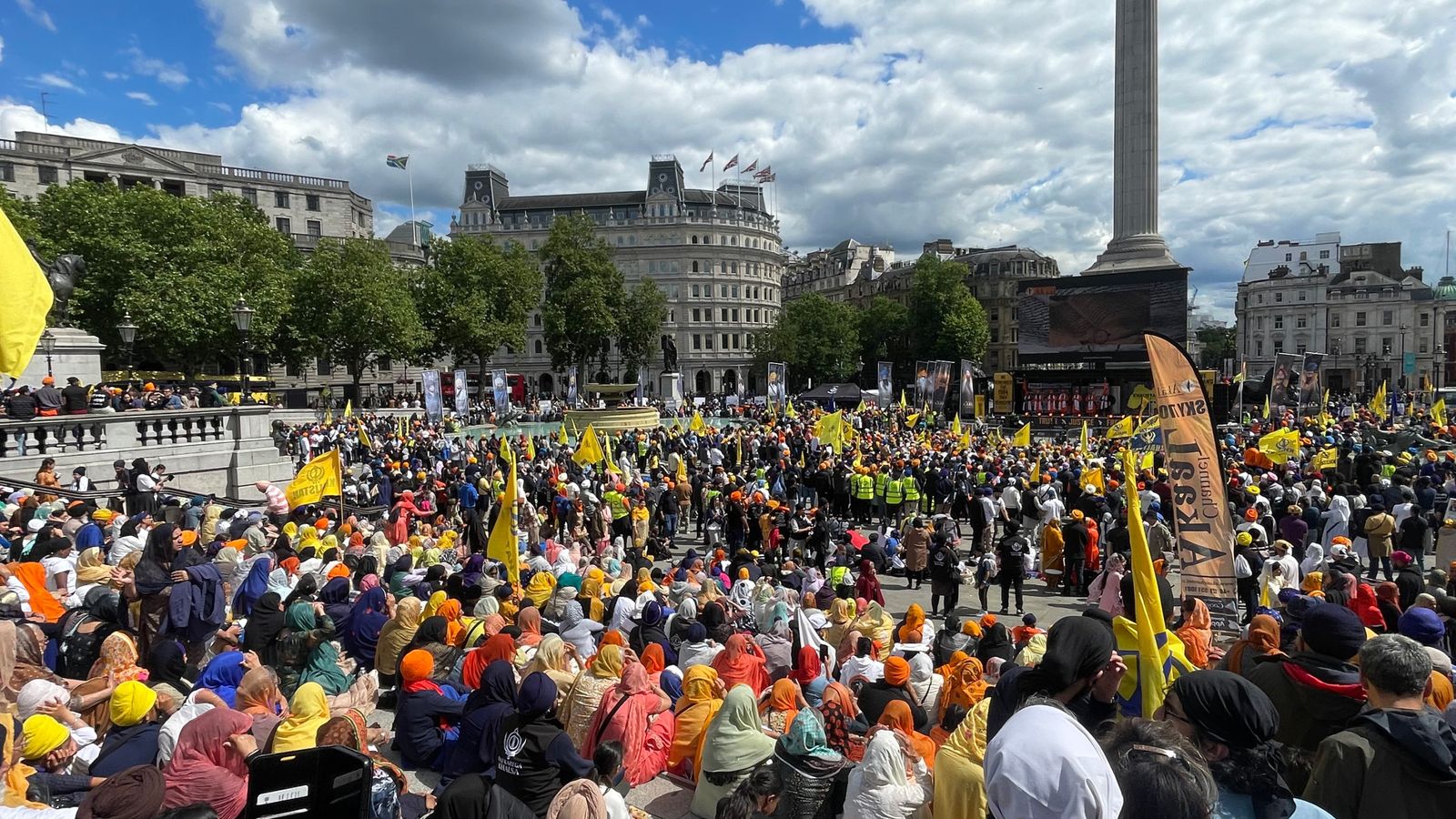 Thousands march in London to commemorate 40 years since Amritsar massacre