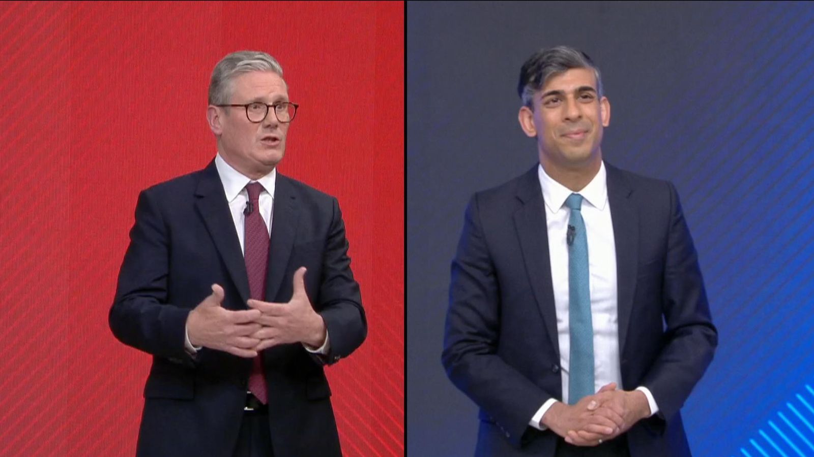 Keir Starmer remains mute on key tax issues as Rishi Sunak receives a bruising during Sky News' Battle For No 10