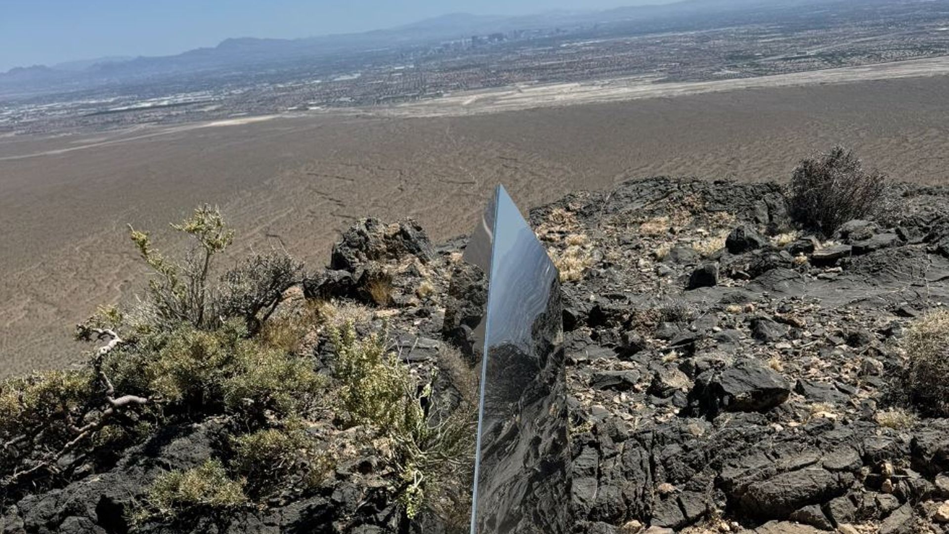 Origins of Vegas monolith 'remain unknown'