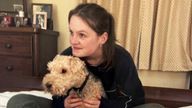 Lucy Atkins, a 20-year-old student at Cardiff University, and her pet dog Simba (pictured) died in a collision in Birmingham. Pic: Family handout (via West Midlands Police)