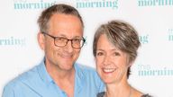 Dr Michael Mosley with wife Clare. Pic: Ken McKay/ITV/Shutterstock
