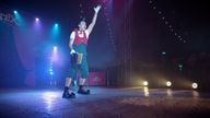 A performer at Circus Cortex in Leicestershire