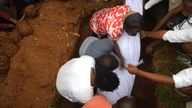 The 19-year-old being laid to rest