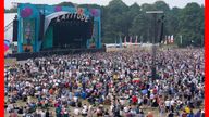Pic: Latitude Festival in Henham Park, Suffolk, in 2021. Pic: PA