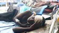 Injured victims of a suicide bomb attack receive treatment at a hospital in Maiduguri.
Pic: AP