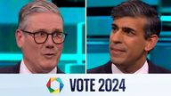 Pic:Sunak v Starmer: The ITV Debate – ITV1, ITVX, STV