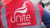 Members of the Unite union on the picket line outside Guys and St Thomas' Hospital in London, during a 24 hour strike in their continued dispute over pay. Picture date: Thursday July 13, 2023.
