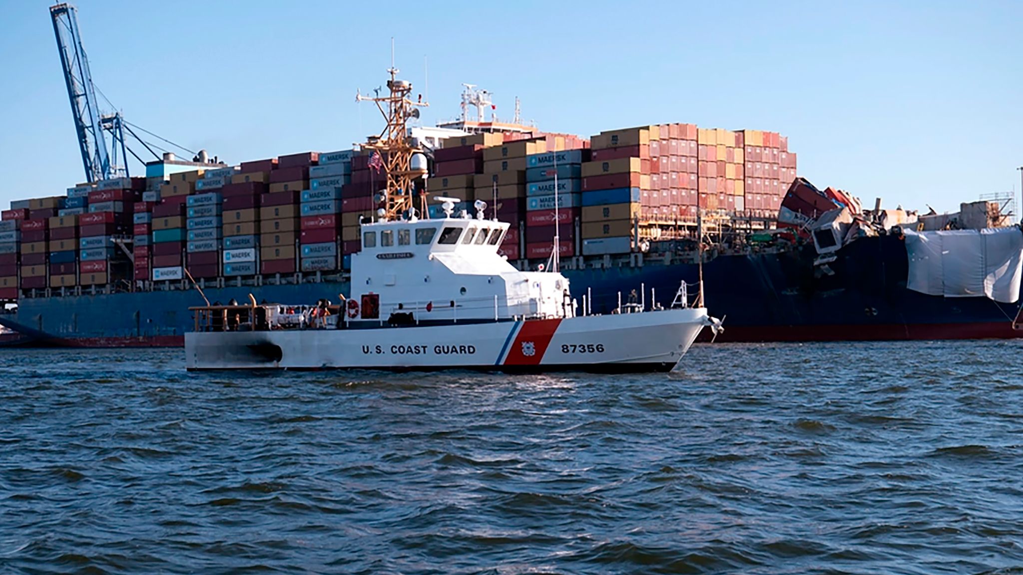 Baltimore bridge collapse: Owner of cargo ship agrees to pay $102m to ...