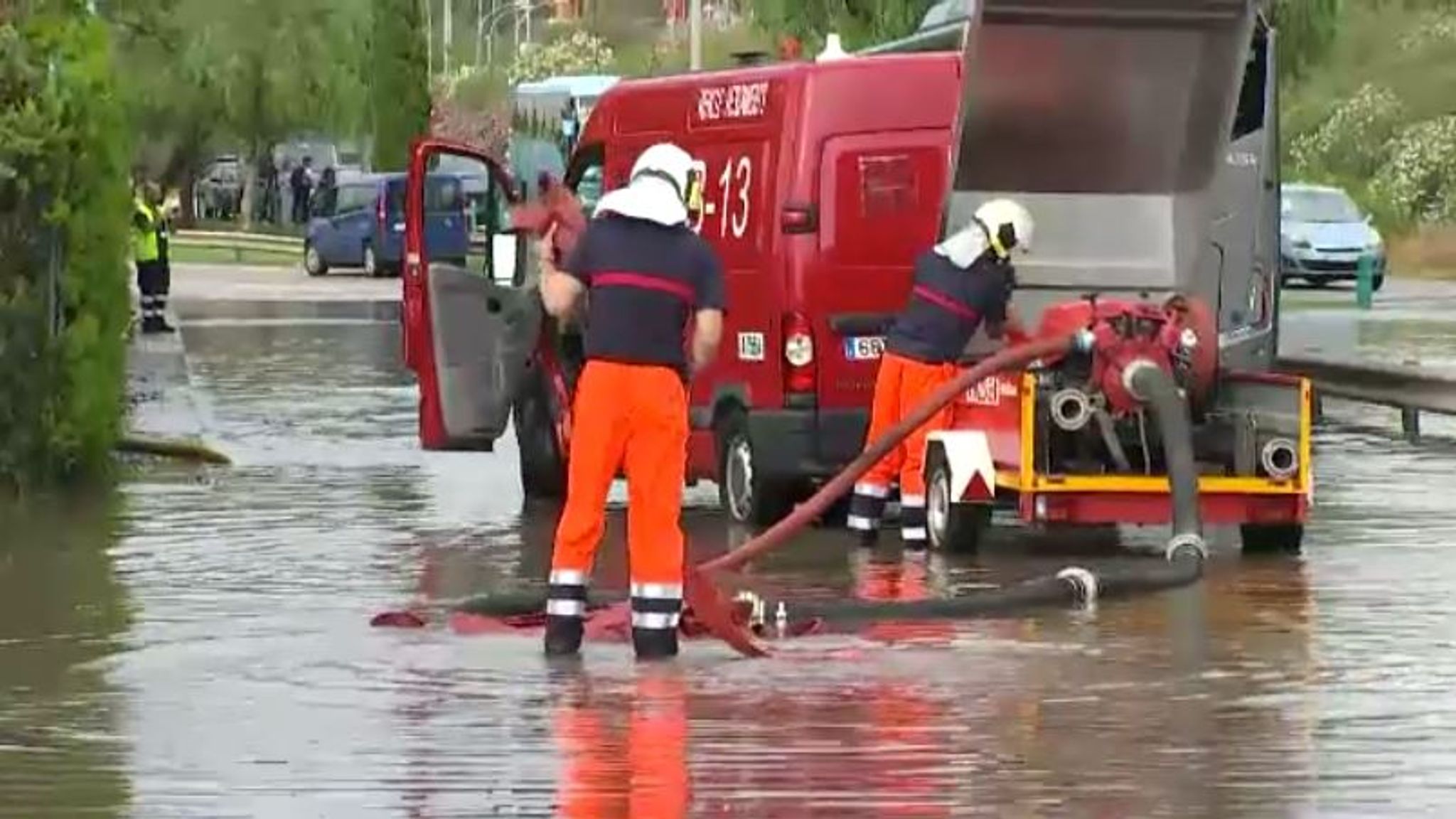 Photo inspiration: Fresh Look at Majorca Airport Hit By Storm With Planes Grounded After Runway
