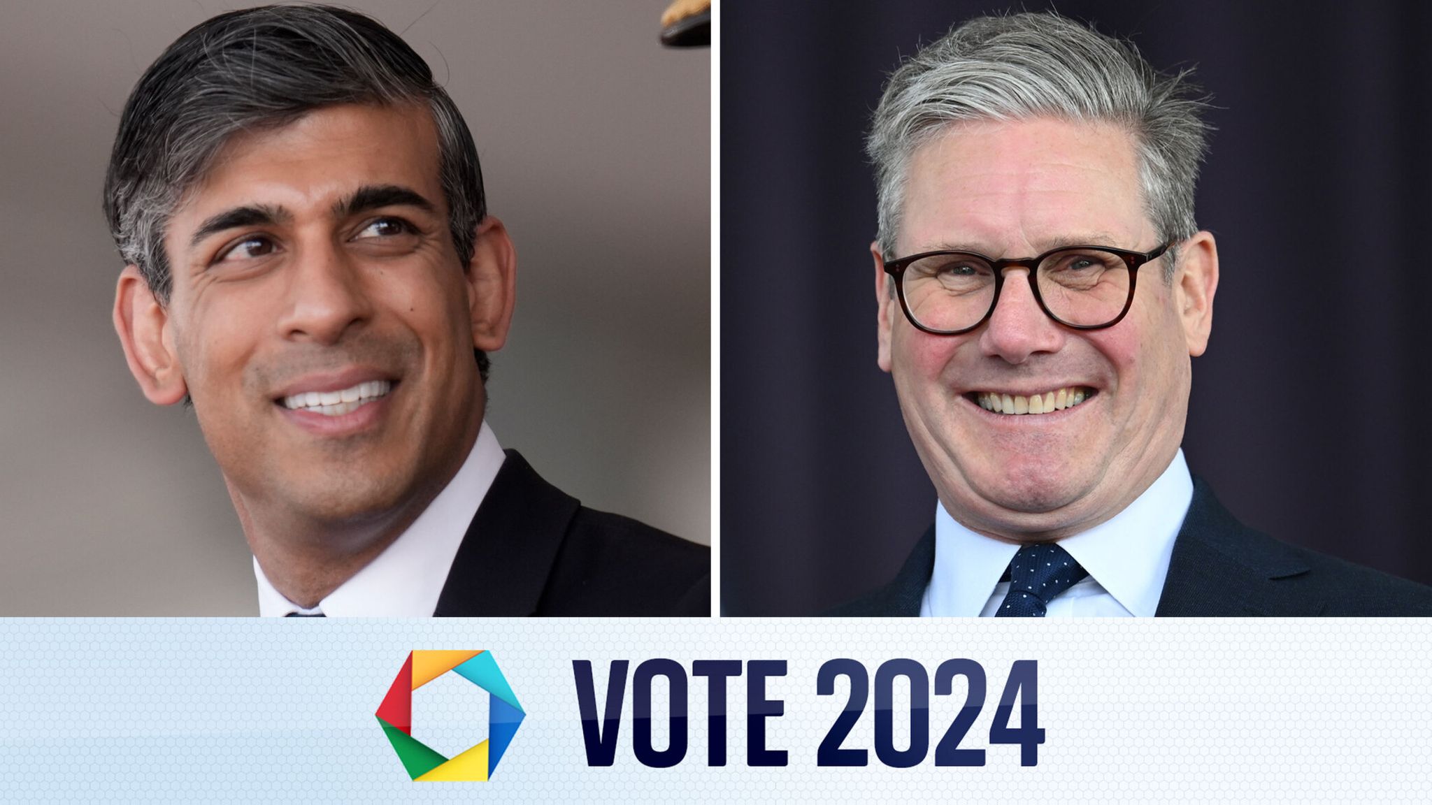 Red or blue? Sky News holds draw to decide whether Sunak or Starmer faces questions first in