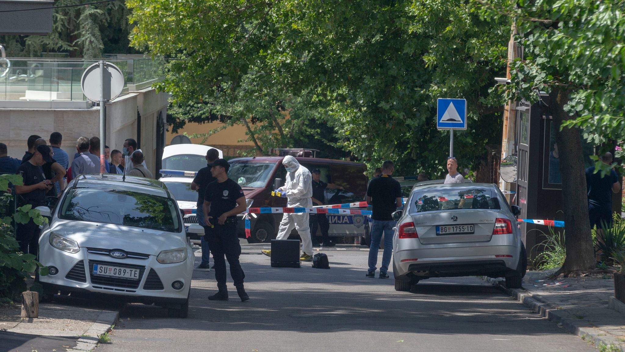 Serbia: Crossbow attacker killed after shooting officer in neck at ...