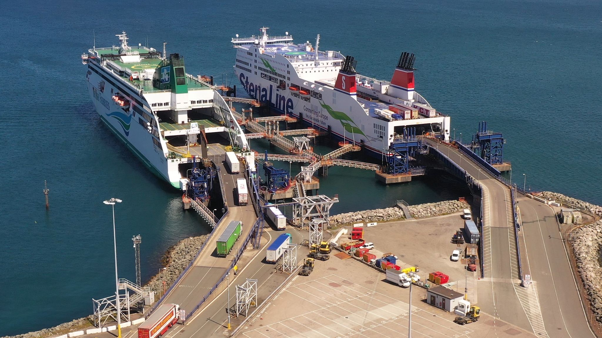 Holyhead: Storm-damaged port to remain closed until next year | UK News ...