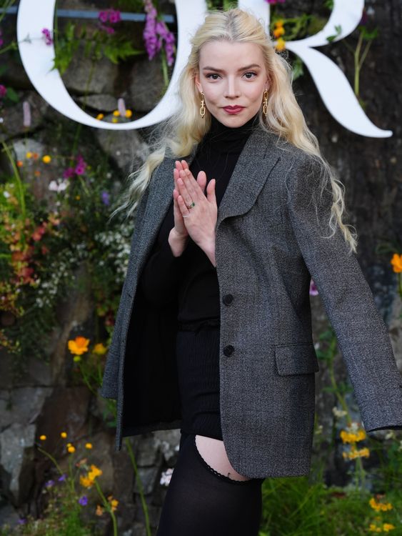 Anya Taylor-Joy attends the Dior Cruise 2025 show at Drummond Castle, Perthshire. Picture date: Monday June 3, 2024.