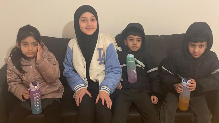 Abdullah Ahadi and his family travel from Corby to school in Harrow every day