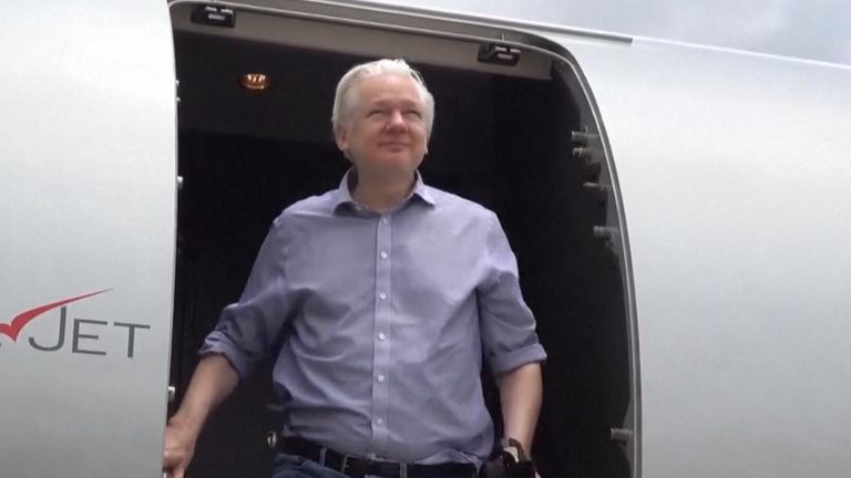 The chartered plane landed at a Bangkok airport for refueling ahead of his court appearance on Wednesday 26 June 2024.