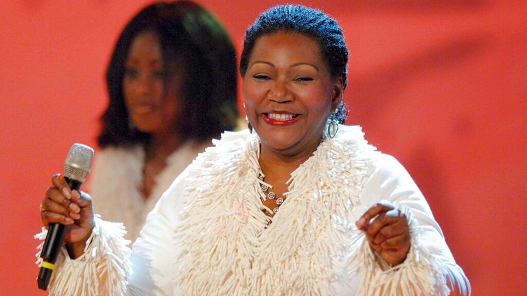 ARCHIVE PHOTO: Liz MITCHELL celebrates her 70th birthday on July 12, 2022, Boney M. feat. Liz MITCHELL,singer,vocal group,on stage.11/29/2006. Photo by: Frank Hoermann/SVEN SIMON/picture-alliance/dpa/AP Images