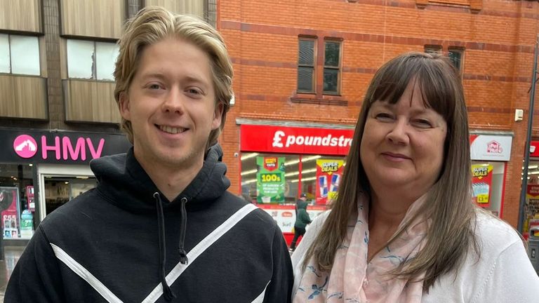 Christine and son Jack in Swindon.
By Becky Johnson, Communities correspondent and Nick Stylianou, Communities producer, in Swindon.

