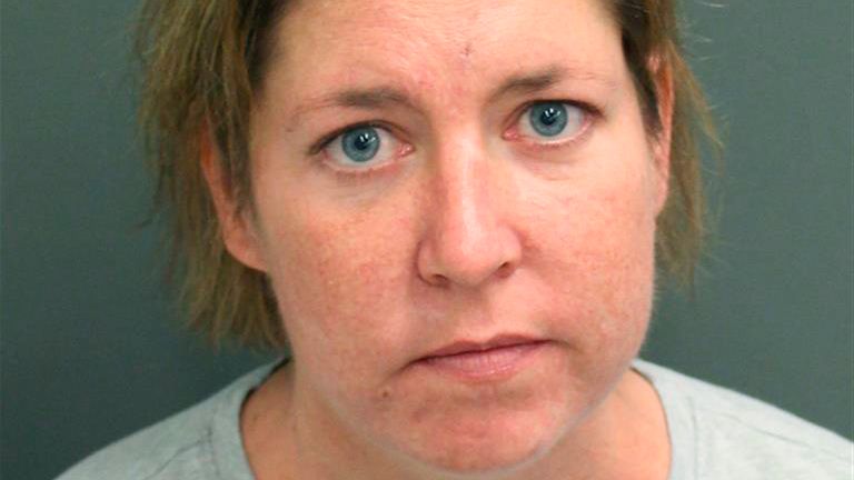 Sarah Boone rang 911 after finding her partner's body. Pic: AP