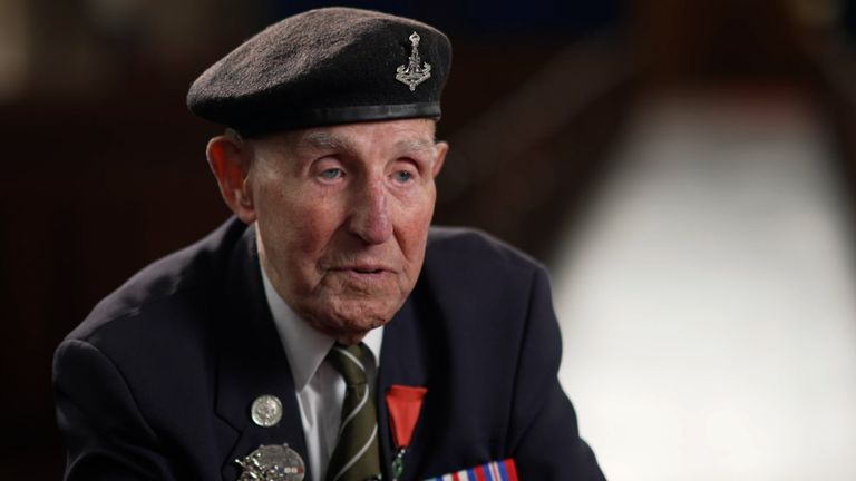 York's last D-Day survivor speaks to Sky News