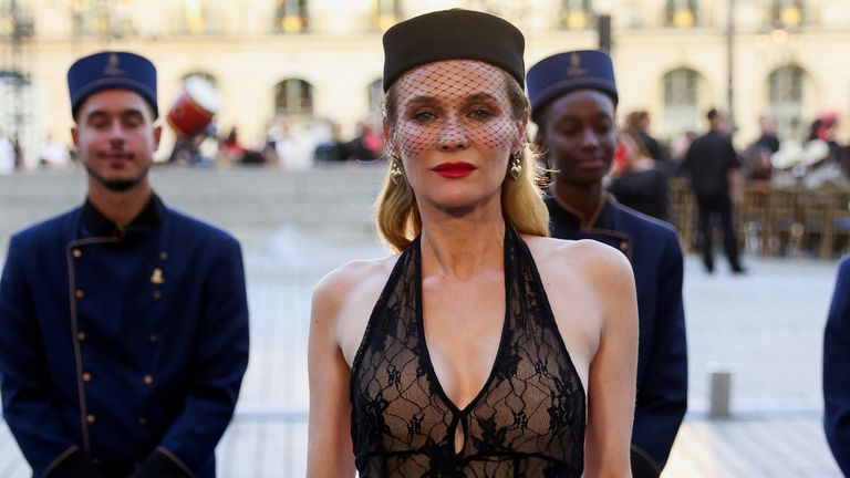 Pic: Reuters
Diane Kruger poses during a photocall for the Vogue World fashion show celebrating fashion and sports, one month before the Paris 2024 Olympic Games, at Place Vendome in Paris, France, June 23, 2024. REUTERS/Johanna Geron
