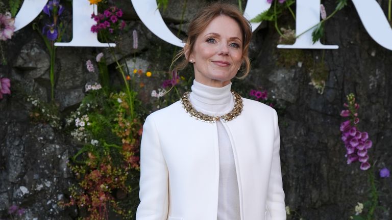 Geri Horner attends the Dior Cruise 2025 show at Drummond Castle, Perthshire. Picture date: Monday June 3, 2024.