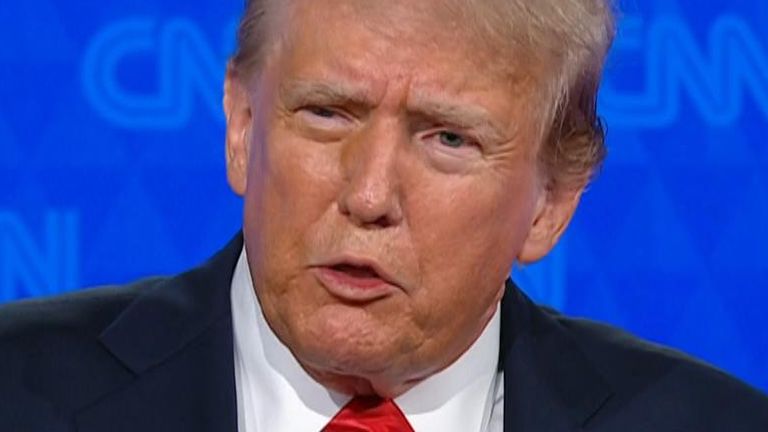 US presidential debate: Donald Trump denies 