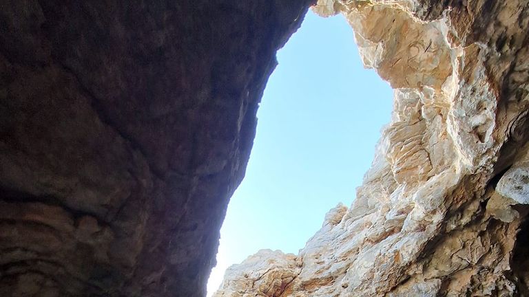 The cave complex on Symi. Pic: Mihalis Tsavaris 
